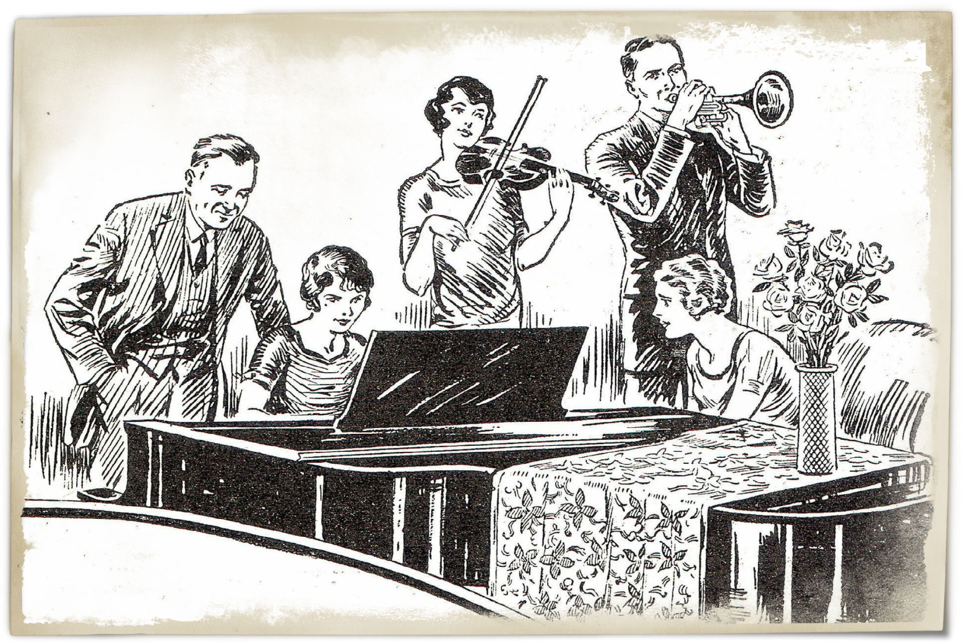 West Covina Music Lessons Family Playing Instruments